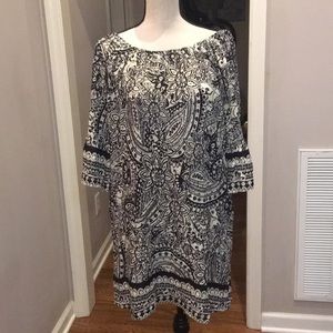 Umgee small dress.  Black/cream. Size S